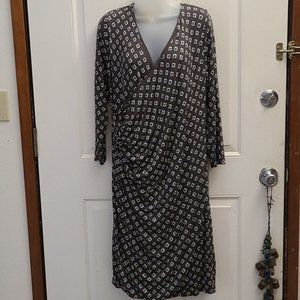 Loft Gray Maternity Dress